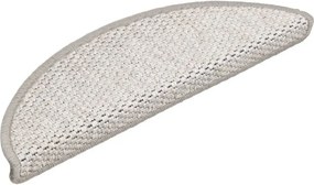 Elegancki zestaw 15 materiałowych nakładek na schody platynowy P0-K12