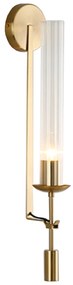 LAMPA ŚCIENNA KINKIET APP1204-1W Złota