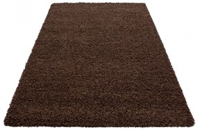 Dywan shaggy jednokolorowy brązowy 120 cm x 170 cm