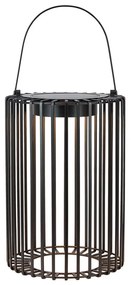 Czarny zewnętrzny lampion solarny LED na USB (wysokość 54 cm) Cavia – Markslöjd