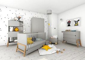 Skrzynia na zabawki na kółkach Lotta Grey