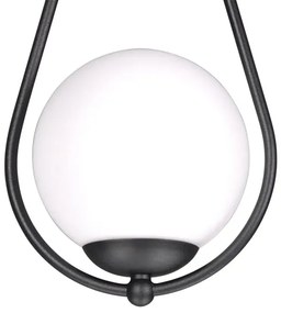 Czarna pojedyncza lampa wisząca - S052-Maestor