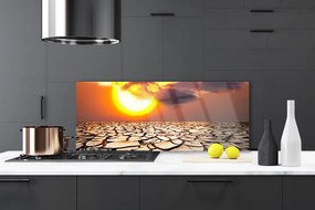 Szkło nad Blatem Żar Pustynnego Słońca