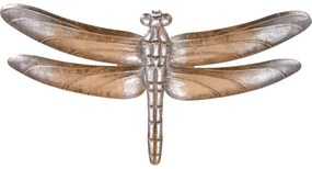 Metalowa dekoracja ścienna Ważka, 49 x 33 x 2 cm, wzór I