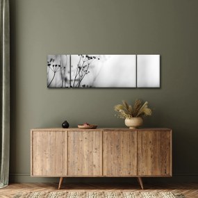 Obraz - Detal kwiatów polnych (170x50 cm)