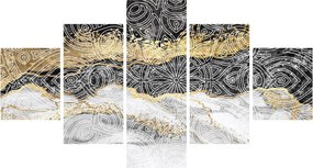 Obraz - Mandala w marmurze (125x70 cm)