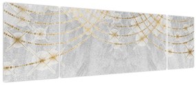 Obraz - Beton ze wzorem (170x50 cm)