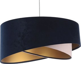 Granatowo różowa lampa wisząca glamour F2-B62