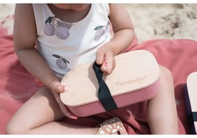 Pojemnik śniadaniowy dla dzieci Dusky Pink – Kindsgut
