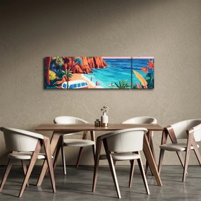 Obraz - Karawan nad oceanem (170x50 cm)