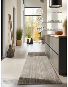 Beżowy chodnik z juty 80x200 cm Bouclé – Hanse Home