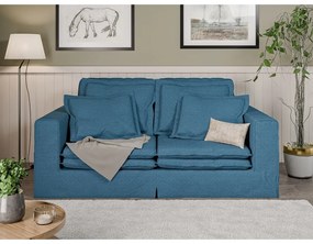 Niebieska sofa 196 cm Nora – Ropez