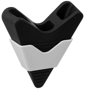 Odbojnik do drzwi samoprzylepny, plastikowy, 2 sztuki