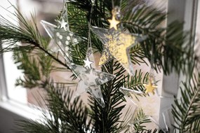 Wisząca szklana gwiazda STARS
