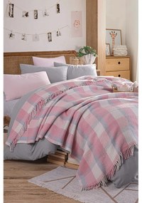 Różowa narzuta 180x220 cm Warm Soft – Mijolnir