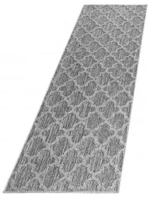 Dywan sznurkowy Patara koniczyna szary 80 cm x 250 cm