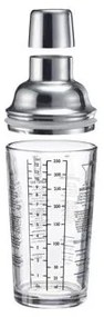 Westmark 3-częściowy shaker do koktajli SAM, szkło/stal nierdzewna, 400 ml