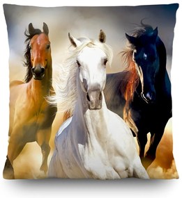 Poduszka Horses, 45 x 45 cm