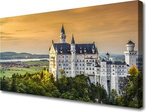 Obraz na płótnie Majestatyczny Pałac w Górach