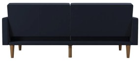 Ciemnoniebieska rozkładana sofa Støraa Mainstays