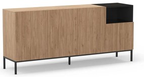Komoda w naturalnym kolorze 180x80 cm Cailin – Marckeric