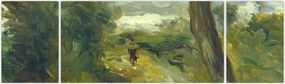 Obraz - Auguste Renoir, Landscape between Storms, reprodukcje (170x50 cm)
