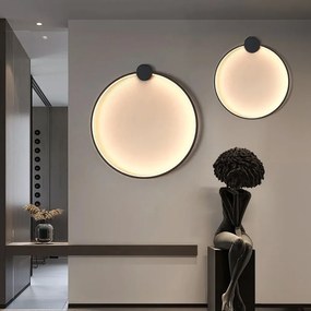 LAMPA ŚCIENNA KINKIET LED APP1383-CW BLACK 30cm