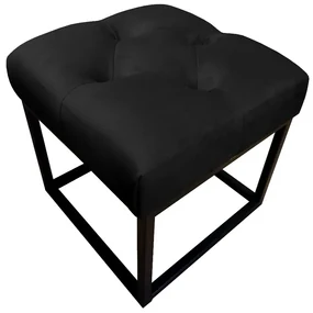 Pufa CHARLIE MG VELVET czarna ATOS