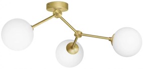 Krótka nowoczesna lampa mosiężna 3 kule GP-S3K