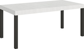 Stół rozkładany 200/460x90 cm Everyday frassino biała nogi antracytowe