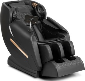 Granatowo-czarny masujący fotel z funkcją Zero Gravity R4-S79