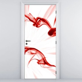 Fototapeta na drzwi - Serce z dymu (95x205cm)