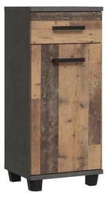 Szafka łazienkowa VENOM antracyt/brąz