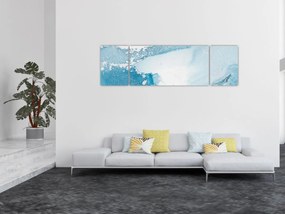 Obraz - Niebieski wystrój (170x50 cm)
