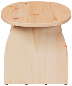 Sosnowy stolik kawowy owalny K4-W46