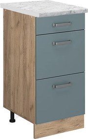 Szafka dolna do kuchni niebiesko-szary 40x60x81.6 r-line