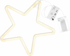 Świąteczne oświetlenie - gwiazda neonowa,120 LED,ciepła biel