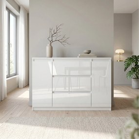 Komoda NUDO 120 cm do Salonu Sypialni Biały