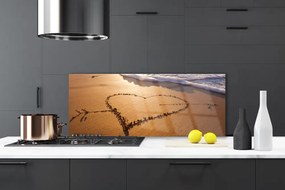 Panel Kuchenny Miłosny Symbol Na Piasku