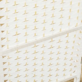 HOMCOM 6-częściowy dzielnik przestrzeni, składana osłona prywatności, ścianka osłonowa do salonu, sypialni, biura domowego, Biała