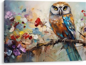 Obraz - Malowana sowa (70x50 cm)