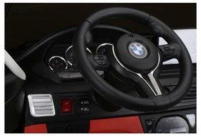 Auto na akumulator bmw x6m czarne dwuosobowy fotel