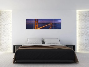 Obraz - Most Golden Gate (170x50 cm)
