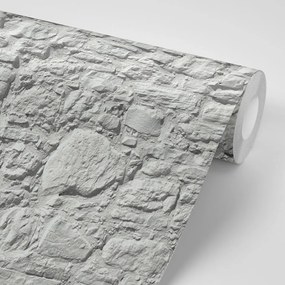 Fototapeta szara ściana z kamienia