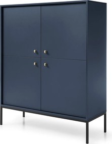 Komoda MONDO 104 cm do Salonu Sypialni Odcienie granatowego