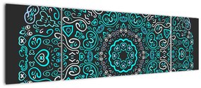 Obraz abstrakcji ozdobnej (170x50 cm)