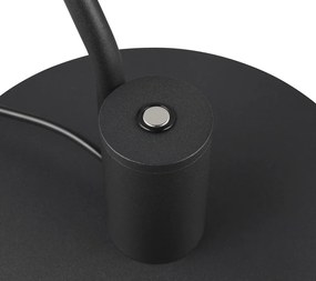 Lampa stołowa LED z elastyczną konstrukcją w kolorze matowej czerni (wysokość 64 cm) Manduro – Trio