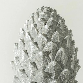 Figurka dekoracyjna Pinecone Grey 15x15x30 cm