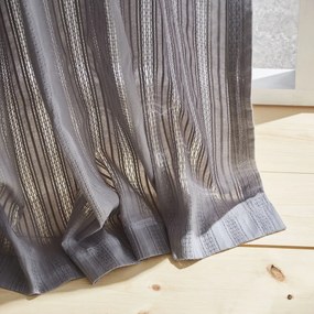 Szara firana 229x140 cm Zofia Broderie Anglaise – Pineapple Elephant