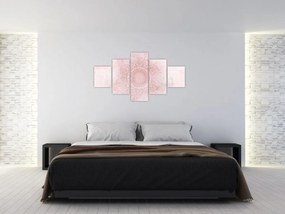 Obraz - Różowa mandala (125x70 cm)